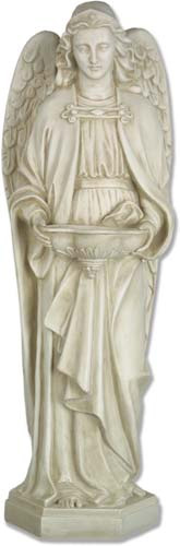 Angel Holy Water Font Statue 