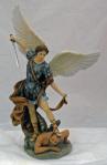 St. Michael Statue - Fully Hand-painted Color - 14.5 Inch - Veronese Collection