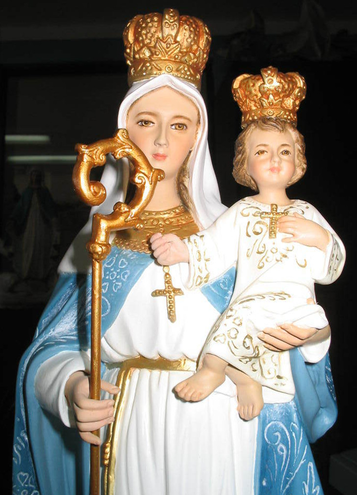 Our Lady of Good Success Church Statue - 26 Inch - Hand-painted Polymer ...