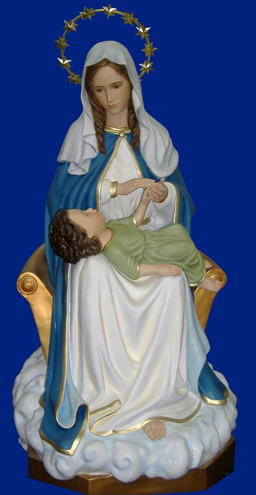 Our Lady of Divine Providence Church Statue 39 Inch Handpainted