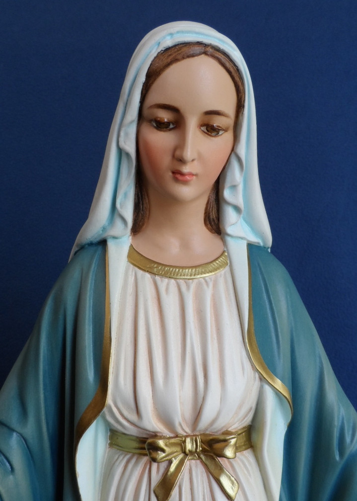 Our Lady of Grace Statue - 20 Inch - Hand-painted Polymer Resin