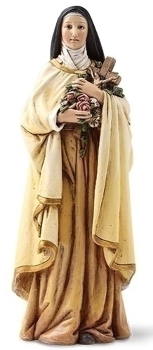 St. Therese Statue - The Little Flower - 6.25 Inch - Patron Saint of ...