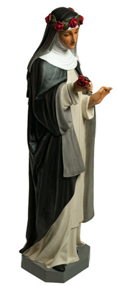 St. Rose of Lima Church Statue - 54 Inch - Painted Fiberglass