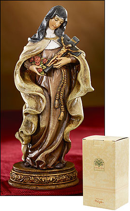 St. Therese Statue - The Little Flower - 6 Inch - Resin - From Avalon ...