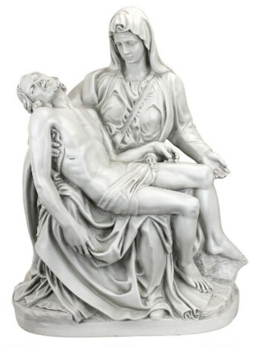 Pieta Outdoor Garden Church Statue 27 Inch Made of Resin