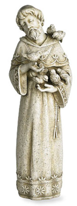 resin st francis garden statues