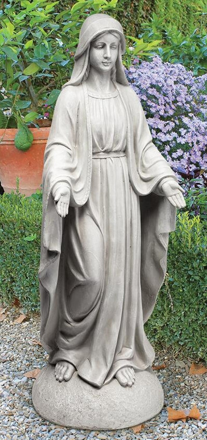 resin blessed mother statue