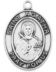 St. Agathat Medals - Patron Saint of Nurses, Breast Cancer and Rape