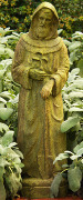 St. Fiacre Statues Patron Saint of Gardeners