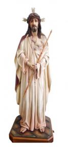 Ecce Homo Church Statue - 45 Inch - Hand-painted Polymer Resin - Indoor Use Only