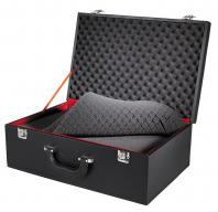 Clergy Travel Case (Empty) - 18 inch x 12 inch x 6.49 inch - Imitation Leather With Soft Removable Foam