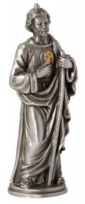 St. Jude Statue - 3.75 Inch - Made of Lead Free Pewter