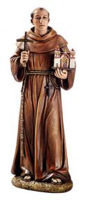 St. Junipero Serra Statue - 8 Inch - Polyresin - Toscana Collection