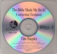 Tim Staples Conversion Story Audio CD