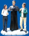 St. John Bosco With Children Church Statue - 79 Inch - Hand-painted Polymer Resin