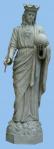 Sacred Heart of Jesus Outdoor Garden Church Statue - 138 Inch - Bronze Looking Hand-painted Resin