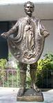 St. Juan Diego Outdoor Garden Church Statue - 68 Inch - Bronze Looking Hand-painted Resin