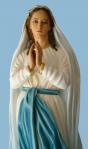 Our Lady of Fatima Church Statue With Crown - 33 Inch - Hand-painted Polymer Resin With Fancy Gold Highlights