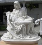 Pieta Outdoor Garden Church Statue - 53 Inch - Made of Resin