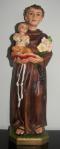 St. Anthony Statue - 13 Inch - Hand-painted Polymer Resin - Patron of Lost Things