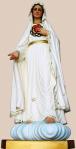 Our Lady of Fatima Church Statue - 69 Inch - Hand-painted Polymer Resin