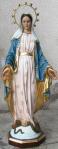 Our Lady of Grace Church Statue With Crown - 35 Inch - Hand-painted Polymer Resin