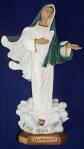 Our Lady of Medjugorje Statue - 14 Inch - Hand-painted Polymer Resin