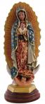 Our Lady of Guadalupe Church Statue - 9 inch - Hand-painted Polymer Resin
