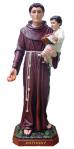 St. Anthony Church Statue - 48 Inch - Hand-painted Polymer Resin - Patron of Lost Things