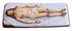 Dead Jesus Laying Down Statue - 72 Inch - Hand-painted Polymer Resin
