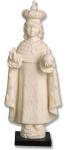 Infant of Prague Statue - 10 Inch - Bonded Carrara Marble 