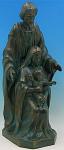 Holy Family Outdoor Garden Statue - 24 Inch - Patina Look Vinyl Composition