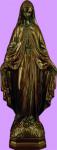 Our Lady of Grace Outdoor Garden Statue - 24 Inch - Bronze Look Vinyl Composition