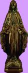 Our Lady of Grace Outdoor Garden Statue - 24 Inch - Bronze Look Vinyl Composition