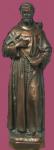 St. Francis Outdoor Garden Statue - 24 Inch - Bronze Look Vinyl Composition