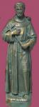 St. Francis Outdoor Garden Statue - 24 Inch - Patina Look Vinyl Composition