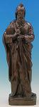 St. Jude Outdoor Garden Statue - 24 Inch - Bronze Look Vinyl Composition