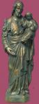 St. Joseph & Child Jesus Statue Outdoor Garden Statue - 24 Inch - Patina Look Vinyl Composition