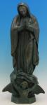 Our Lady of Guadalupe Outdoor Garden Statue - 24 Inch - Patina Look Vinyl Composition