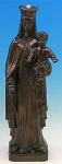 Our Lady of Mercy Outdoor Garden Statue - 24 Inch - Bronze Look Vinyl Composition
