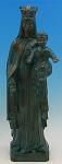 Our Lady of Mercy Outdoor Garden Statue - 24 Inch - Patina Look Vinyl Composition