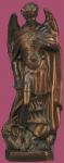 St. Michael Statue Outdoor Garden Statue - 24 Inch - Bronze Look Vinyl Composition