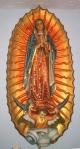 Our Lady of Guadalupe Church Plaque - 59 inch - Hand-painted Polymer Resin