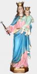 Mary Help of Christians Church Statue - 33 Inch - Hand-painted Polymer Resin