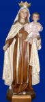 Our Lady of Mount Carmel Statue - 15 Inch - Hand-painted Polymer Resin