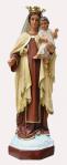 Our Lady of Mount Carmel Statue - 17 Inch - Hand-painted Polymer Resin