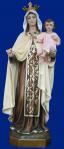 Our Lady of Mount Carmel Church Statue - 27 Inch - Hand-painted Polymer Resin