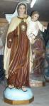Our Lady of Mount Carmel Church Statue - 50 Inch - Hand-painted Polymer Resin