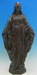 Our Lady of Grace Outdoor Garden Church Statue - 32 Inch - Bronze Look Vinyl Composition