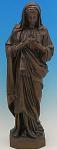 Immaculate Heart of Mary Outdoor Garden Statue - 36 Inch - Bronze Look Vinyl Composition